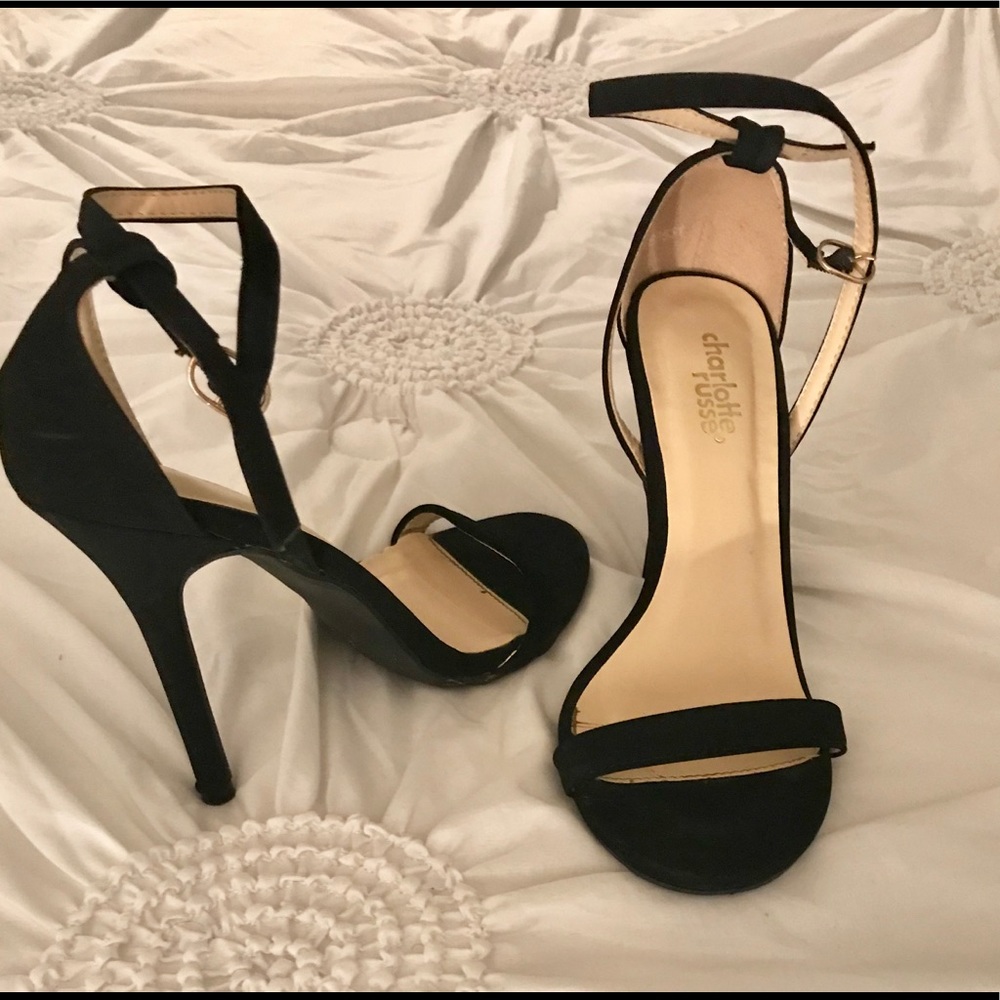 Charlotte Russe Womens Black Heels - Picture 1 of 4